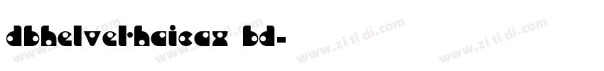 dbhelvethaicax bd字体转换
